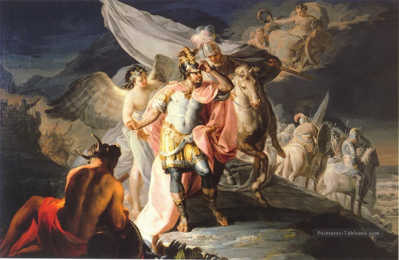 Hanibal vencedor contempla Italia desde los Alpes Francisco de Goya Peintures à l'huile